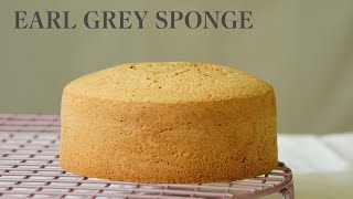 [Eng SUB] 얼그레이 제누와즈 만들기/ Earl Grey Sponge Cake