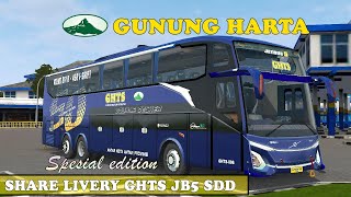 LIVERY GUNUNG HARTA ANNIVERSARY EDITION  || KD JETBUS 5 BY AMDROID 93