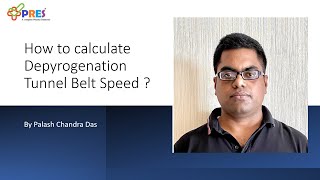 How to calculate depyrogenation tunnel belt speed