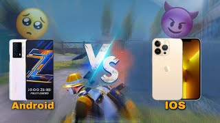 IQOO Z5 5G VS  IPhone 12 1v1 tdm 🥵 || Android vs IOS Tdm Test | 1v1 Tdm @ZhyrxGaming