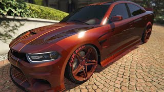 Cars of GTA V Expanded & Enhanced 4K: Bravado Buffalo STX, 2015 Dodge Charger 392 Scat Pack