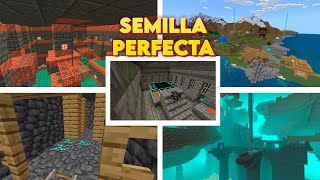 🔥La MEJOR SEMILLA PARA MINECRAFT 1.21 BEDROCK para Survival tecnico!!!  #minecraft