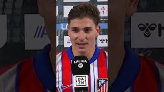 Julián Alvarez tras su gol "Sirve para ganar confianza" | UniversoAtleti #julianalvarez #goal