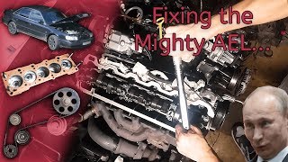 Changing headgasket + belts ( fixing a coolant leak )