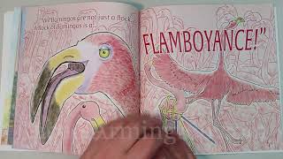 Pink Flamingo Finds His Flock Picture Book Flip Through