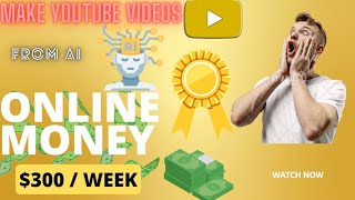 "Creating YouTube Videos with AI: Earn $300+ with These Profitable Strategies!"