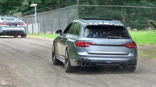 550HP DECAT Audi ABT RS4 B9 - LOUD Accelerations and Drag Racing!