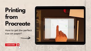 How to measure and print out the exact size in Procreate?