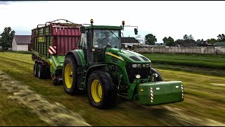 ★ ★ ★ Sianokiszonka z nowym nabytkiem 2021 [Gr Szmigiel] ★ ★ ★ [John Deere 7720, Strautmann]