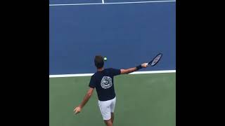 Roger Federer Forehand and Backhand in Super Slow Motion #Shorts #Federer