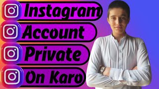 Instagram Account Private Kaise Kare | How To Make Instagram Account Private (2024)