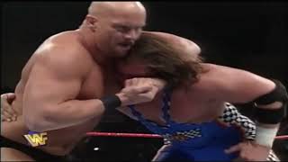 Stone Cold Steve Austin vs Bob Holly. November 11, 1996. WWF Raw