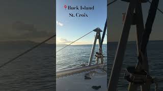 ☀️ Set sail and enjoy the sunset. Buck Island St. Croix U.S. Virgin Islands