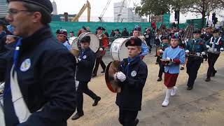 Lord Mayor of London Show 2024, Victoria Embankment , cadet band and Army Bomb Disposal unit 9/11/24