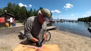 Smith Camps Walleye Cleaning Demonstration: Boneless Fillets With Maximum Yield