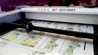 Sublimated Sportswear Laser Cutting Machine with Vision Flying Cut (jhx laser)