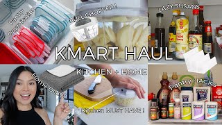 KMART HAUL | KITCHEN PANTRY ORGANISATION | HOME DECOR | PULL CHOPPER REVIEW ?! (I AM SHOOK)