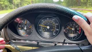 1983 Mercedes Benz 389 SL Cruise Control