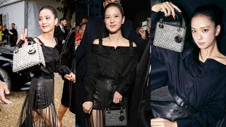 JISOO at Dior Spring-Summer 2025 for PFW 2024