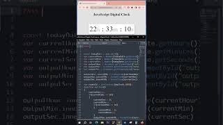 Simple JavaScript Project - JavaScript Digital Clock