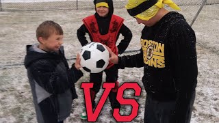 ⚽️🥷 Soccer Brother Battle #3 The Red Ninja 🎶 EpicBattle By PeriTune