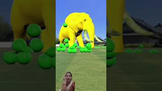 cute elephant 🦣🐘satisfying video with colour green #satisfying #fwm #asmr