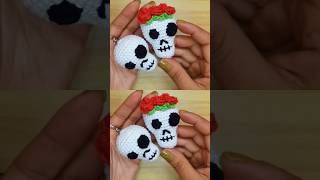 Tutorial 👆 Calavera amigurumi #crochet #calavera #halloween #calaveras #diademuertos #amigurumi