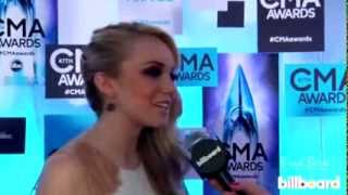 Danielle Bradbery, RED CARPET INTERVIEW, CMA awards