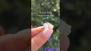 Toi et Moi💍✨ #diamond #grownbrilliance #ethical #luxury #engagementring