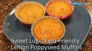 Sweet Logic Keto Friendly Lemon Poppyseed Muffin Mix