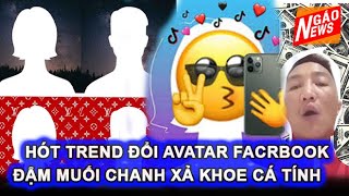 Hót Trend Thay Avatar Facebook Trắng Vẫn Đậm Muối Đầy Tinh Tế  I NGÁO NEWS