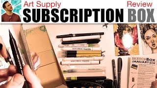 Art Supply Subscription Box Review (Sketch Box)