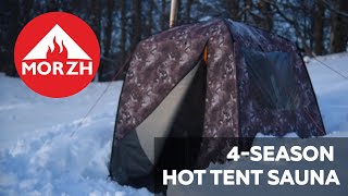 4-season hot tent sauna MORZH. Romania