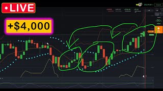 Making +$4000 Live on IQ Option with Binary Option Trading