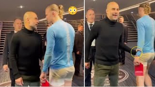 Pep Guardiola told Erling Haaland stop scoring goals !!🗣️😳👀