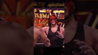 WWE2K24 Kane Chokeslam Undertaker Wrestlemania #wweps5 #wwe #wwe2k24 #shorts