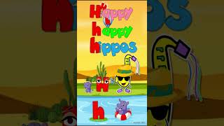 Consonants / The Letter Hh / Phonics Song / Short Vowels / 1-2 Syllable Words #shorts