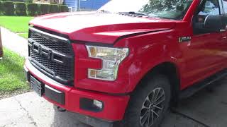 August 1st Auction Lot 1 - 2016 Ford F-150 Supercrew 5.0L Coyote Engine 248,500Km