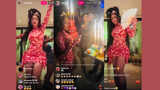 Saweetie Celebrates Her Birthday | IG Live July 2, 2024