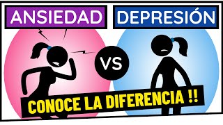 💙 Diferencia entre ANSIEDAD y DEPRESIÓN ✨ Importante conocerla!!!