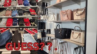 GUESS OUTLET STORE | WOMEN APPAREL | HANDBAGS | SHOES | JEANS | BLOUSES!!! SHOPWITHME.