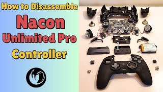 How to disassemble/tear down Nacon Unlimited Pro controller (tutorial)