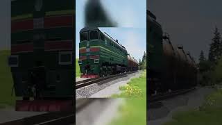 Cars vs Train Tracks Bridge - BeamNG Drive #shorts