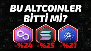 Bir Devrin Sonu.. Majör Altcoinlerde Son Durum! Matic Sol Xrp ve Ada Coin Analiz