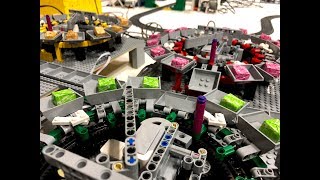 The Great Candy Contraption (GCC): a fully automated train layout controlled by Lego Mindstorms EV3