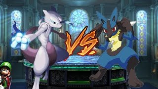 Super Smash Bros. WiiU - Mewtwo vs. Lucario