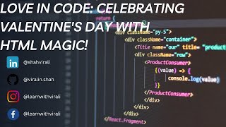 Love in Code: Celebrating Valentine's Day with HTML Magic!