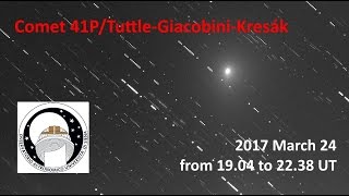 La corsa fra le stelle della cometa 41P