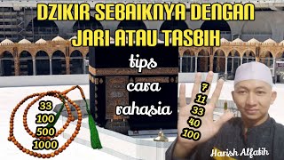 cara dzikir dengan jari tangan atau tasbih