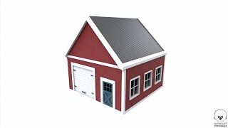 Barn Workshop 3D Model